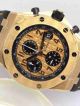 Fake Audemars Piguet Watch Rose Gold Case Black Leather  (8)_th.jpg